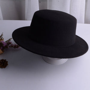 vintage wide brim black fedora hat pork pie hat men ladies felt hats men women black mens hats fedoras