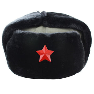 Soviet badge Lei Feng hat outdoor cold thickened plus velvet men and women winter cycling warm ear protection cotton hat ski hat