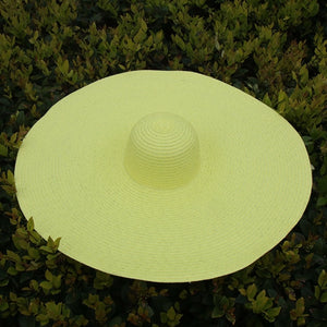 25CM Wide Brim Oversized Beach Hats For Women Large Straw Hat UV Protection Foldable Sun Shade Hat Wholesale Dropshipping