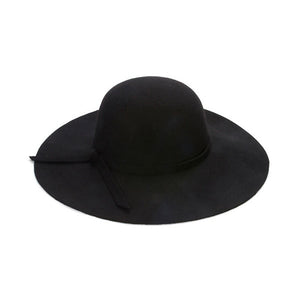 Chapeau Hot Sale Casual Fedora Cap Wide Brimmed Dome Hats High Quality Wool Floppy Hat Womens Black Cloche Hats