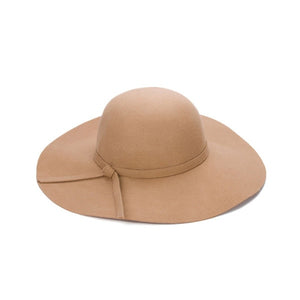 Chapeau Hot Sale Casual Fedora Cap Wide Brimmed Dome Hats High Quality Wool Floppy Hat Womens Black Cloche Hats