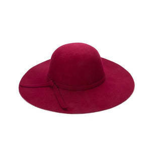 Chapeau Hot Sale Casual Fedora Cap Wide Brimmed Dome Hats High Quality Wool Floppy Hat Womens Black Cloche Hats