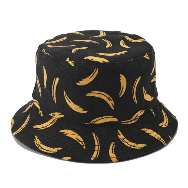 INS Star cute  Reversible Black White Cow Bucket Hats Men Women Bob Summer girl Two Side cow print hat Fishing Hat Travel Panama