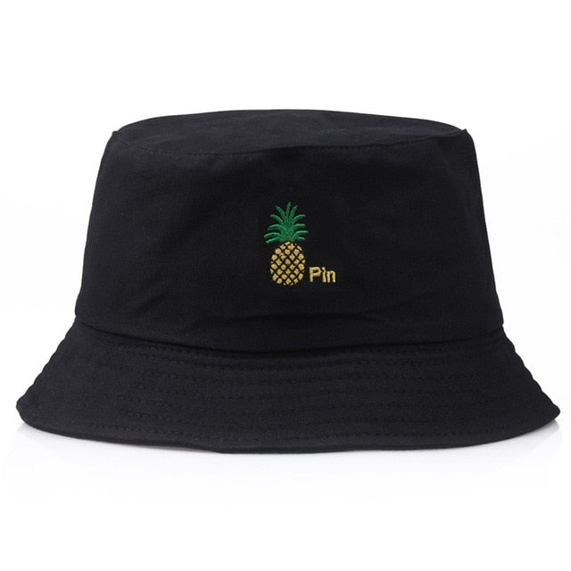 Embroidery Aliens Foldable Bucket Hat Women Men Soild Cotton Fishing Beach Sun Hats Bob Summer Outdoor Fisherman Hip Hop Caps