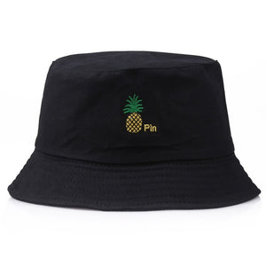 Embroidery Aliens Foldable Bucket Hat Women Men Soild Cotton Fishing Beach Sun Hats Bob Summer Outdoor Fisherman Hip Hop Caps