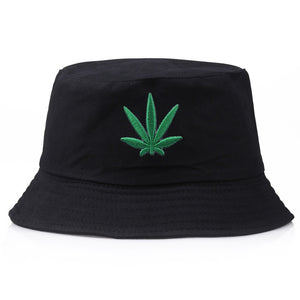 Embroidery Aliens Foldable Bucket Hat Women Men Soild Cotton Fishing Beach Sun Hats Bob Summer Outdoor Fisherman Hip Hop Caps