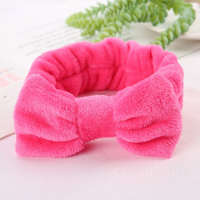 Microfiber Absorbent Towel Turban Hat Fashion Women Coral Fleece Thickened Shower Cap Bowknot Quick-drying Turban Sleeping Cap