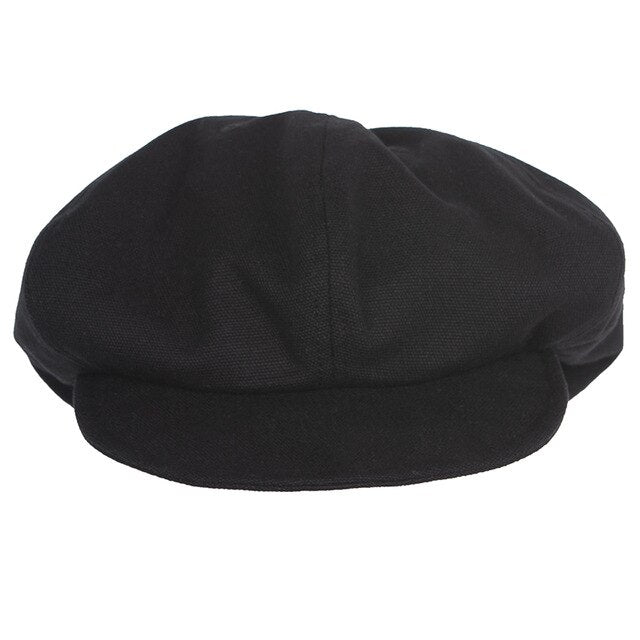 [EAM] Women Black Foldable Fishermen Hat New Round Dome Temperament Fashion Tide All-match Spring Autumn 2020 1T535